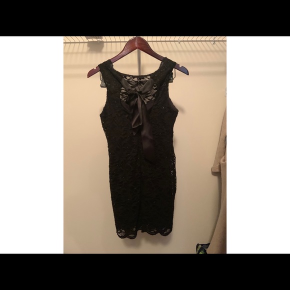 LAURA Black formal dress - Picture 2 of 3